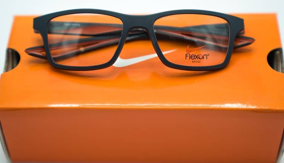 Black Flexon kids glasses—lightweight, flexible, bendable children’s eyewear available at The Children’s Eyeglass Store in NYC.