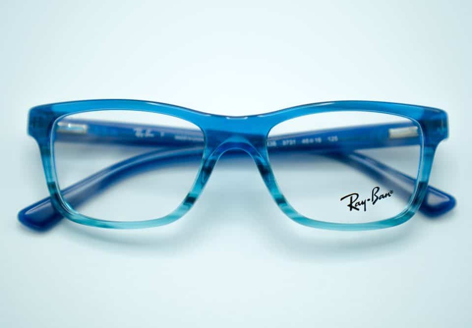 Blue Ray-Ban glasses – stylish and iconic eyewear available in NYC for men, women, and teens.