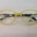 Yellow Lacoste Kids Glasses