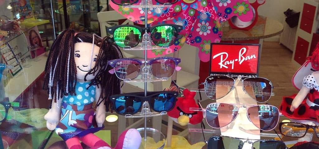 Ray-Ban Kids Glasses Window Display