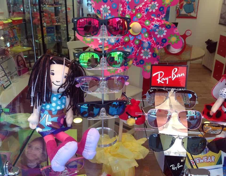 Ray-Ban Kids Glasses Window Display