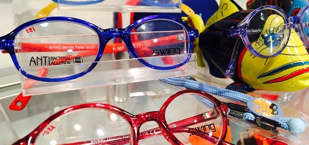Blue & Red Swing Kids Glasses