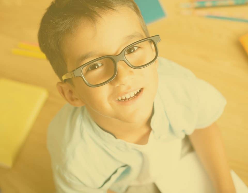 boy with glasses